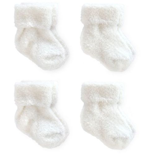 Carter's Just One You® Baby 4pk Ankle Socks Set - White 0-3M