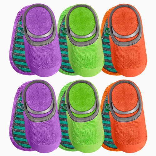 Non-Slip Toddler Socks | Big Adventures 6-Pack (12-36 Months)