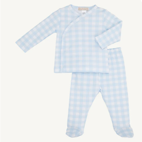 Cameron Cross-Front Set - Buckhead Blue Gingham