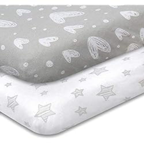 Pack n Play Mattress Protector, 2 Pack & Sheet 2 Pack Bundle