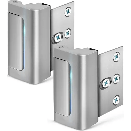 Home Security Door Reinforcement Lock Child proof High Security Door Lock Front Door Locks for Kids Safety Withstand 800lbs Door Latch Lock Christmas Gifts Stocking Stuffers for Men Women Adults Elder