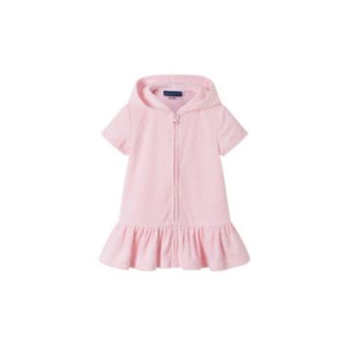 Girls' Hooded French Terry Cover Up - Baby 12 -18M