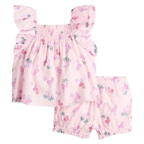 Baby & Toddler Girl Jumping Beans® Flutter Sleeve Top & Bloomer Set