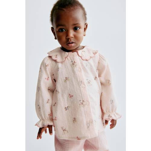 COTTON MUSLIN BLOUSE