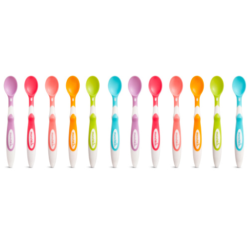 Munchkin® Soft Tip™ Infant Spoons, Multi-Color, 12 Pack, Unisex