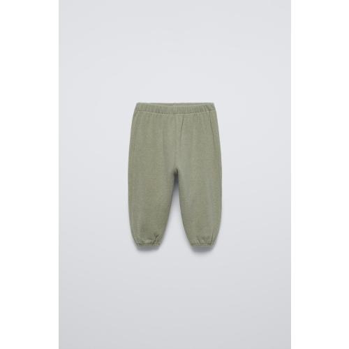 SOFT TOUCH JOGGER PANTS - Mid-green (3-6 mo)