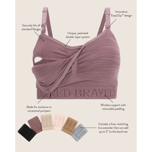 Sublime® Hands-Free Pumping & Nursing Bra | Twilight – Kindred Bravely