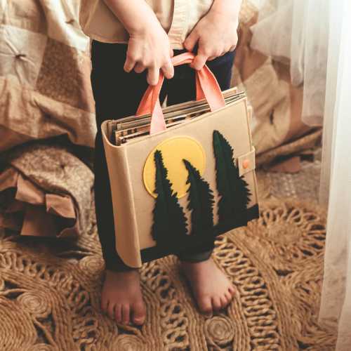 Woodland Busy Book For Kids Quiet Book For Church Activities For Road Trip Activity Ideas For Homeschool Nature Study Felt Book Felt Toys