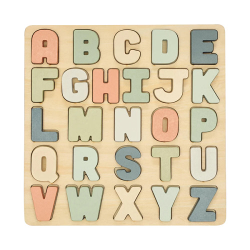 Pearhead wooden alphabet puzzle
