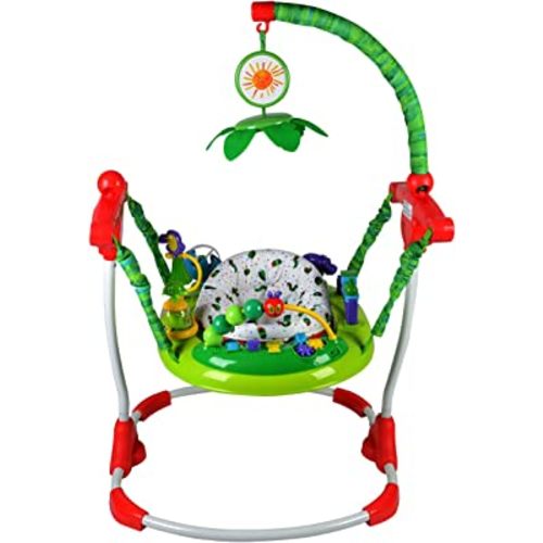 Creative Baby Hungry Caterpillar - Jumper for Baby with 10+ Activities Including Sensory Toys - JPMA Certified and Safe - 360 Spin, Adjustable Height