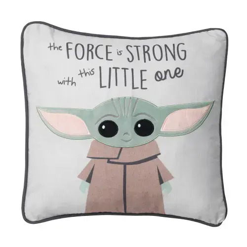 Star Wars The Child/Baby Yoda Decorative Nursery Throw Pillow – Lambs & Ivy