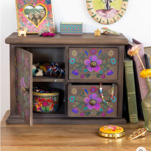 Maia Mini Dresser - Cocoa Folk Flower – Natural Life