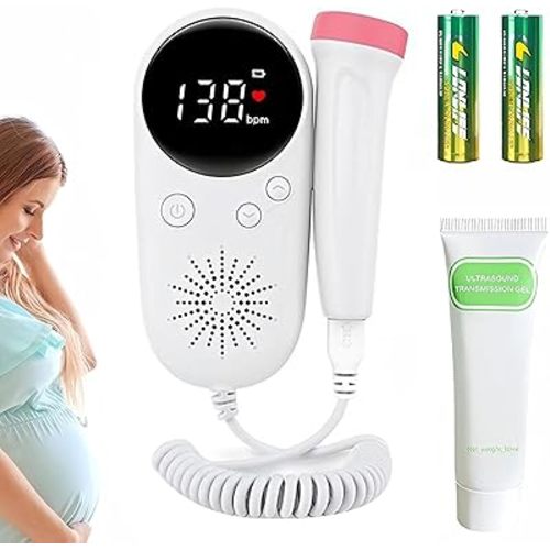 Fetal Heartbeat Doppler Pregnancy Accessories Portable Baby Monitor Heartbeat Bag Easy to Use at Home-K5