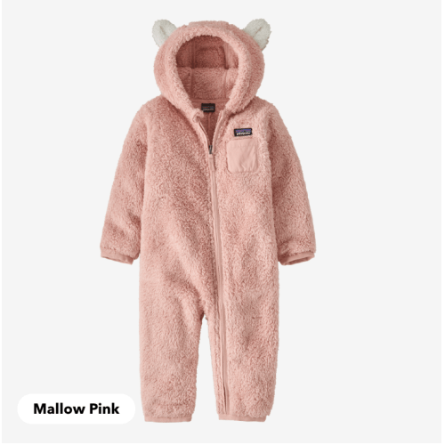 Patagonia Baby Furry Friends Fleece Bunting 6-12 months