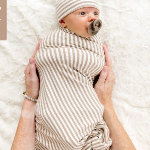 Indy Ribbed Swaddle Blanket