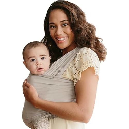 Solly Baby Wrap Carrier - Lightweight Baby Carrier - Newborn Baby Essentials - for Newborn, Infants and Baby 8-25 Lbs. Spelt