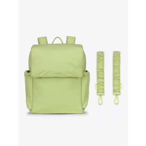 Diaper Backpack with Stroller Straps in Lime + Lime