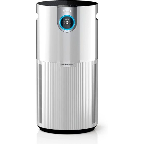 Shark Air Purifier for Home Large Room, Clean Sense Technology, HEPA Air Filter, 1000 Sq Ft, Kitchen, Captures 99.98% of Particles, Pet Dander, Pollutants, Dust, Smoke, Allergens & Smells, HP201 - White - 1000 Sq. Ft.