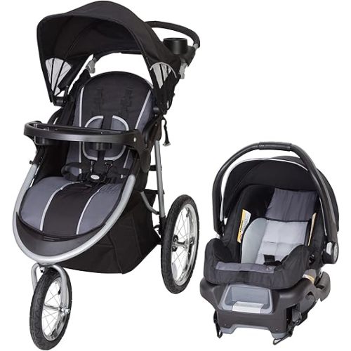 Baby Trend Travel System, Stroller and Car Seat Combo, Pathway 35 Jogger, Grey