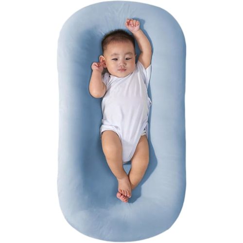 Baby Lounger for Newborn, Infants Lounger, Newborn Lounger for Baby Play & Activity (Blue)