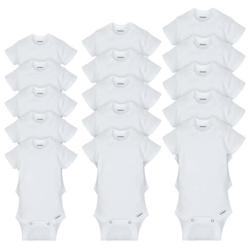 Grow-With-Me White Onesies® Bodysuits 15-Pack | Gerber Childrenswear