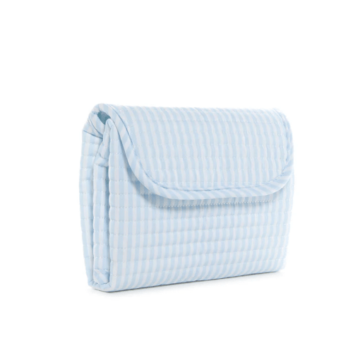 Quilted Changing Mat, Pimlico Blue Stripe