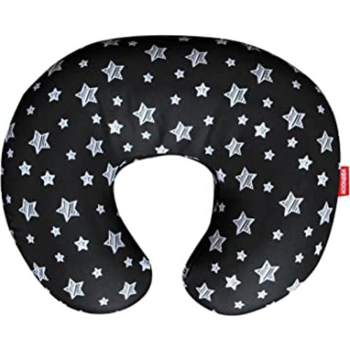 Nursing Pillow Cover Black with Star Print for Baby Boys, Snug Fits Boppy Nursing Pillows, Soft Breastfeeding Nursing Pillow Slipcovers, for Breastfeeding Moms