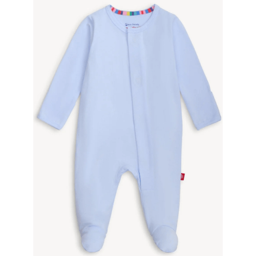 Magnetic Footie – Soft Baby Blue 6-9M