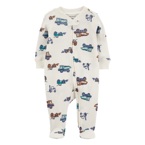 Baby Car 2-Way Zip Thermal Sleep & Play Pajamas - Carter's | Carter's