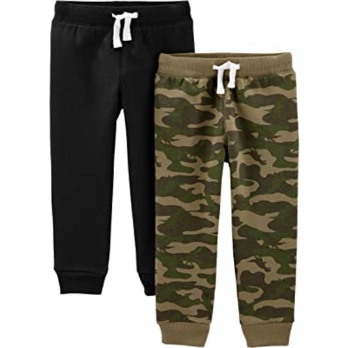 Simple Joys by Carter's Boys' 2-Pack Pull on Fleece Pants