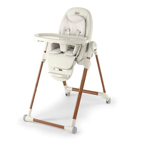 Chicco Harmonia 3-in-1 Adjustable Folding High Chair, Serene/Beige