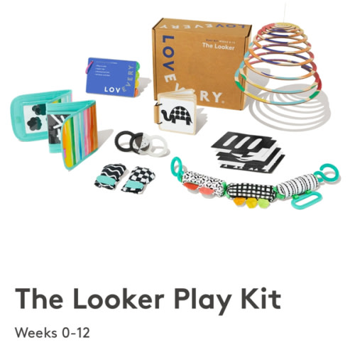 The Looker Play Kit | Toys for Newborn to 12 Week Olds | Lovevery