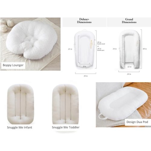 Snuggle Me Infant Lounger Slip Cover 100% Organic Double Gauze (Color: Off White)