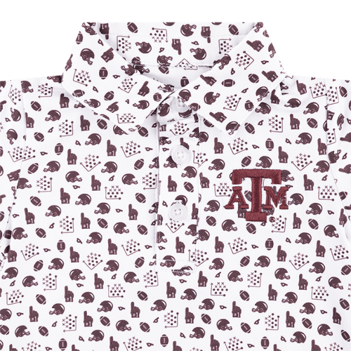 Texas A&M Infant Earnest Pattern Bodysuit