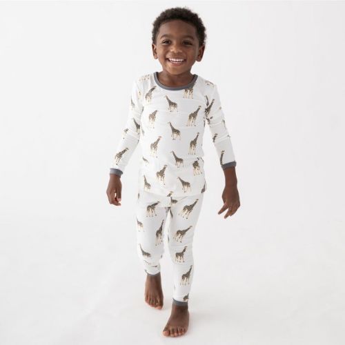 Long Sleeve Pajamas in Giraffe Giraffe 3T