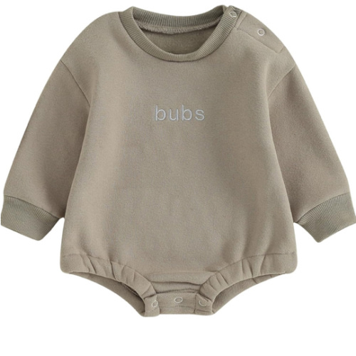 VISGOGO Newborn Infant Baby Boy Girls Oversized Romper Little Dude Sweater Onesie Coming Home Outfit Neutral Clothes