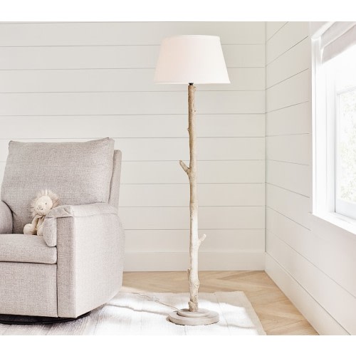 Birch Floor Lamp (61")