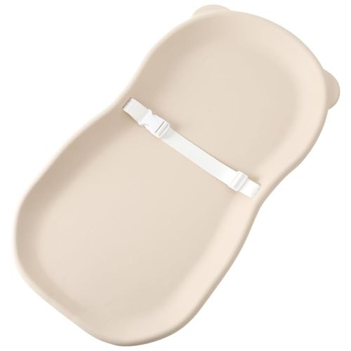 Baby Diaper Changing Pad Wipeable Teddy Bear EVA Foam Skin-Like Surface Fully Impermeable to Fluid, Portable Non-Slip Change Mat Standard Fits All Changing Station Table Dresser Newborns to Toddlers