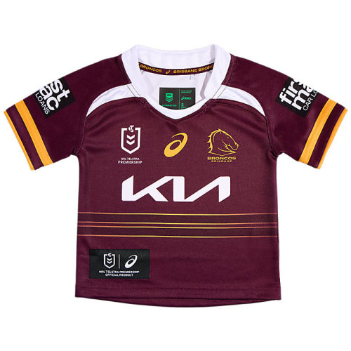 BRISBANE BRONCOS REPLICA HOME JERSEY INFANT | Kids | Maroon | Kids NRL Clothing | ASICS Australia