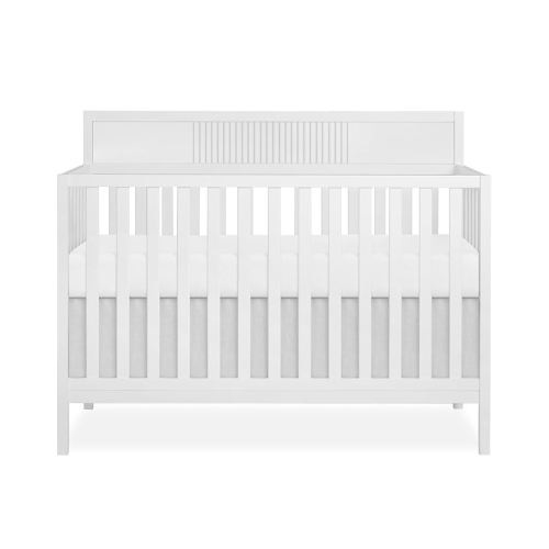 Dream On Me Ivy 5-in-1 Convertible Crib, JPMA Certified, Converts from a Baby Crib to a Toddler Bed, Daybed, and Full-Size Bed, Painted with Water-Based, Non-Toxic Paint, White