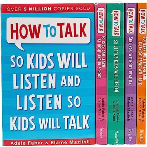 How To Talk Collection 5 Books Set (How to talk so Kids Will listen, How to talk Series)