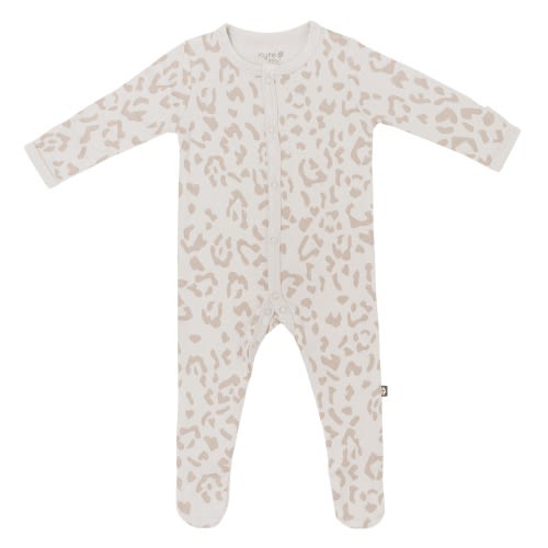 Footie in Oat Leopard