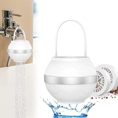 Skincare Bath Filter by Kinder Filter, Kinder Filter Bath Water Filter, Kinderfilter Bath Water Filter for Tub Faucet, Hanging Shower Filter - Reduces Contaminants for Softer, Smoother Skin