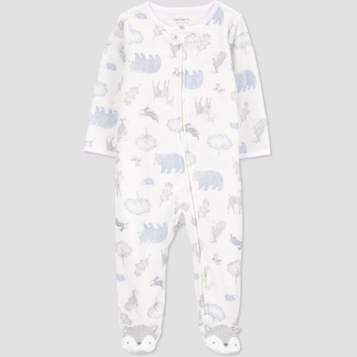 Carter's Just One You® Baby Forest Sleep N' Play - Cream 6m