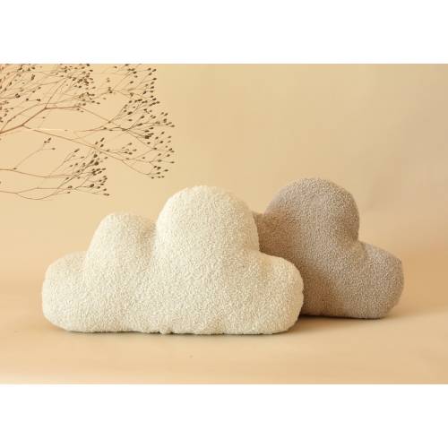 Teddy Boucle Cloud Pillow - Ivory