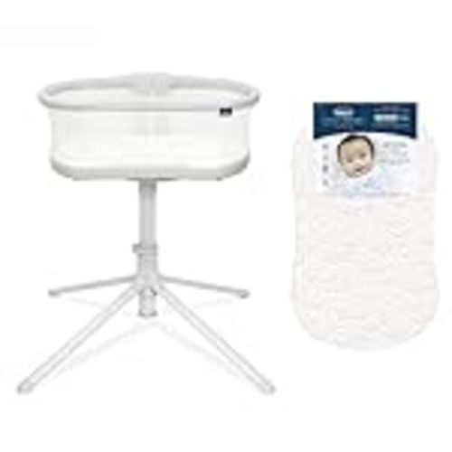 HALO BassiNest 3.0, Baby Swivel Bassinet for Newborns, Grey