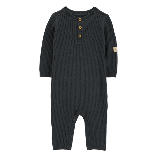 Baby Button-Down Sweater Jumpsuit (3 or 6M)