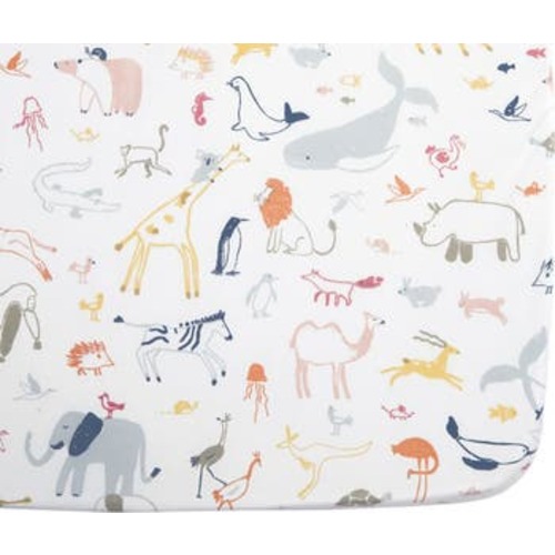 Into the Wild Organic Cotton Crib Sheet