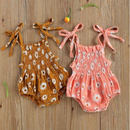 Floral Daisy Romper for Baby & Toddler Girls
– Bitsy Bug Boutique