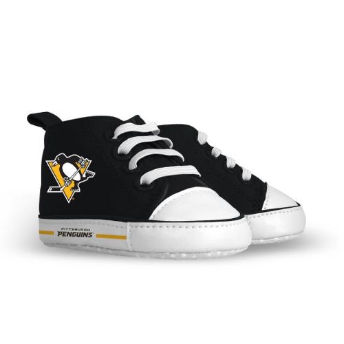 Babyfanatic Pre-walkers High-top Unisex Baby Shoes - Nhl Pittsburgh Penguins